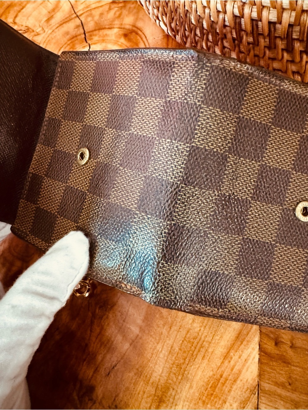 Just in 🔥Louis Vuitton Damier Portefeiulle Elise Trifold Wallet converted - Picture 12 of 16